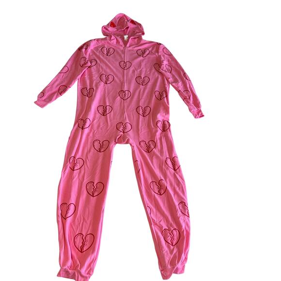 Harley Quinn Birds of Prey Break Up Zipster Jumpsuit L/XL NWT Costume DC Comics - Picture 3 of 9